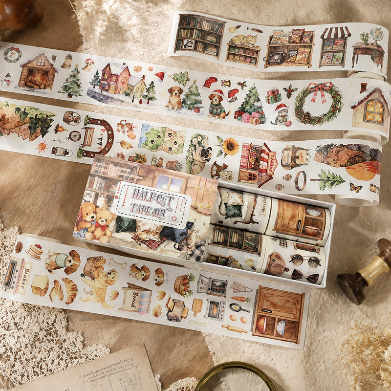 Cute Pet Camping Tape Set