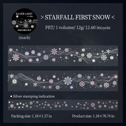 When The Stars Shine series Silver Stamping PET Tape