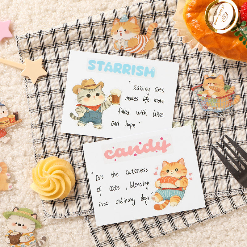 Colorful Cute Claws Series Sticker featuring color designs for journaling, scrapbooking and collage