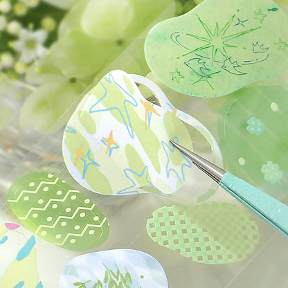 Collage Inspiration Library Series Die Cutting PET Tape for journaling, scrapbooking and collage