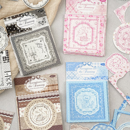 Border Narrative Series Sticker for journaling, scrapbooking and collage