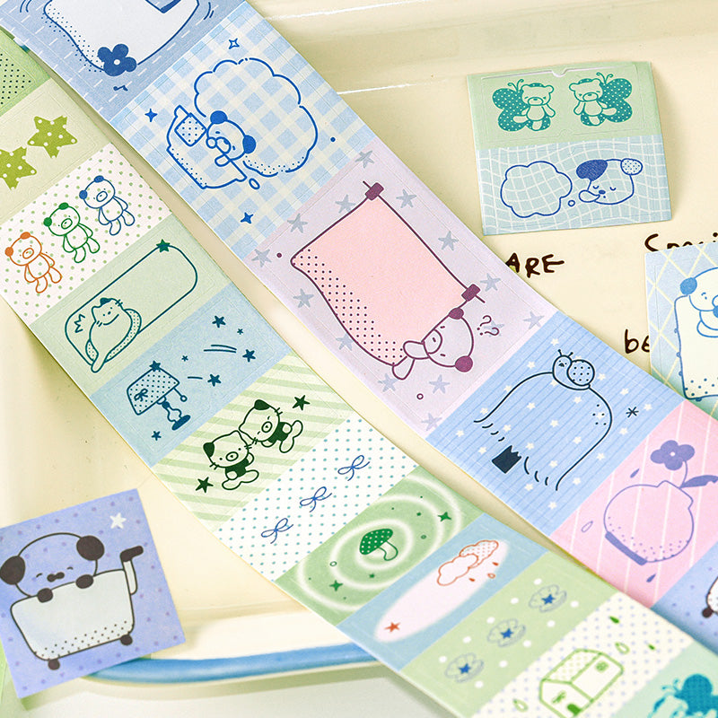 Graffiti Dot Series Die Cutting Writing Paper Tape