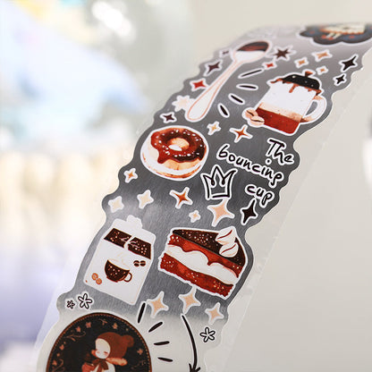 Dream Journey Series Aluminum Foil Paper Tape featuring dream designs for journaling, scrapbooking and collage