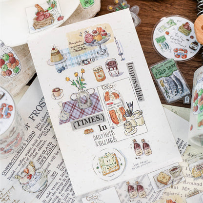 Four Seasons Day Series Die Cutting Fog PET Tape
