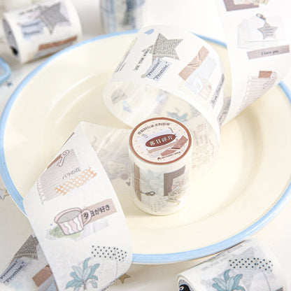 Collage Memoirs Series Die Cutting Washi Tape