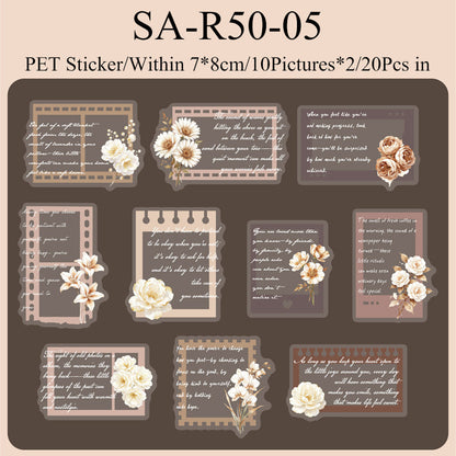 Flower Lane Post Series Sticker