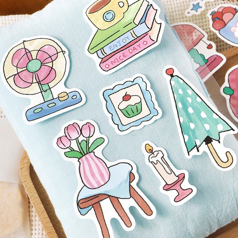 Happy Wanderer Chronicles Series Sticker for journaling, scrapbooking and collage
