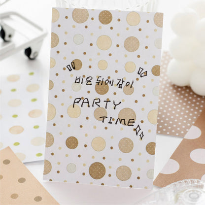 Dot Private Collection Series Sticker Book featuring book designs for journaling, scrapbooking and collage