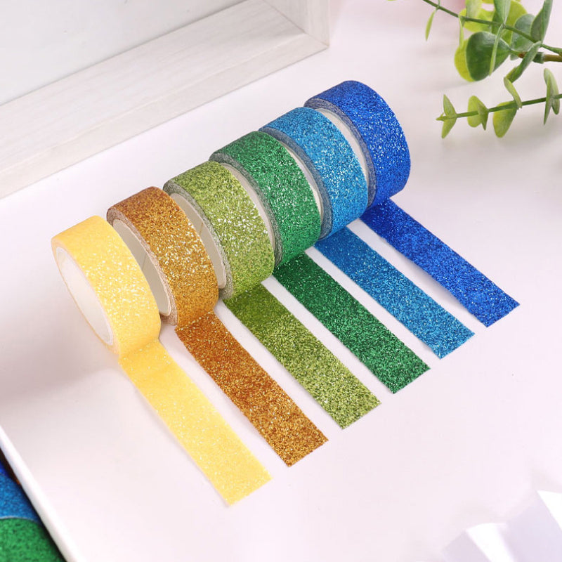 Flash Powder Washi Tape Set for journaling, scrapbooking and collage