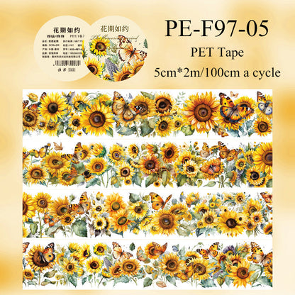Flowering Season Series PET Tape