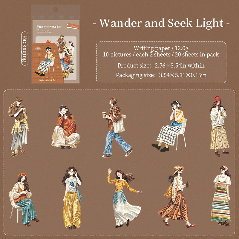 Poetic Girl Series Sticker