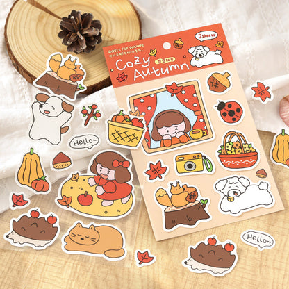 Warmth Tranquility Time Series Sticker for journaling, scrapbooking and collage