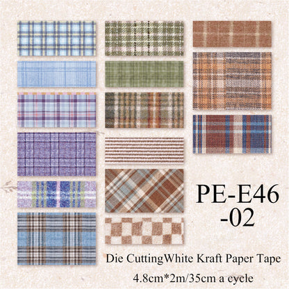 Time Weaving Machine Series Die Cutting White Kraft Paper Tape