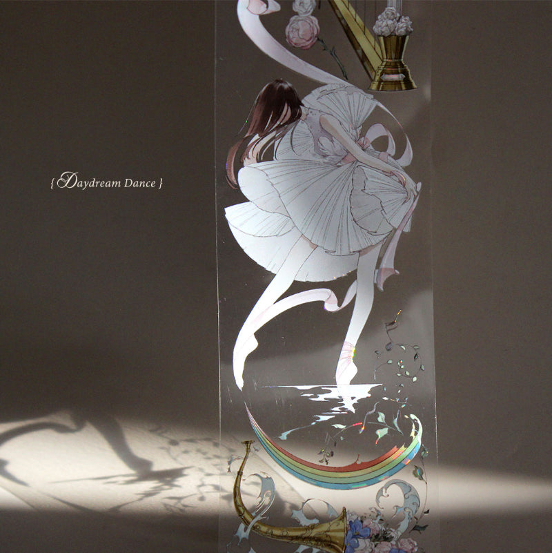 Whole Roll 4.8cm*10m Daydream Dance Glass Light PET Tape