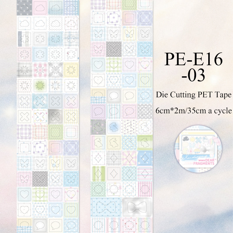 Walk Between Rooms Series Die Cutting PET Tape