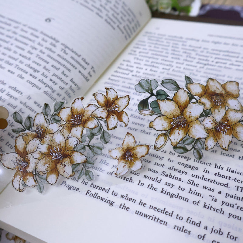 Shan Hai Flower Die-Cutting Washi Tape - Sample 100cm