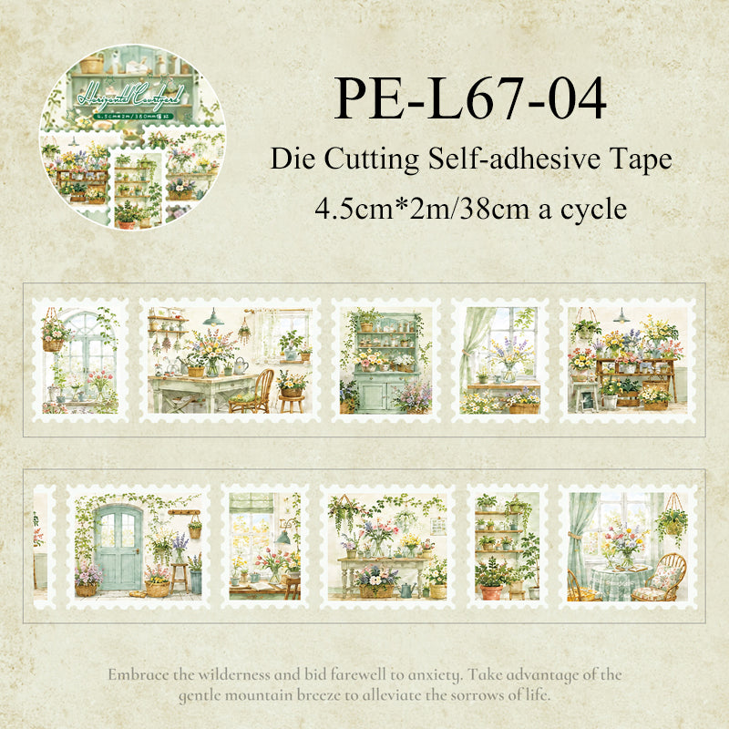 Evening Wind Knows Intent Series Die Cutting Self-adhesive Tape