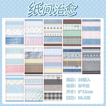 Gentle Interwoven Material Book