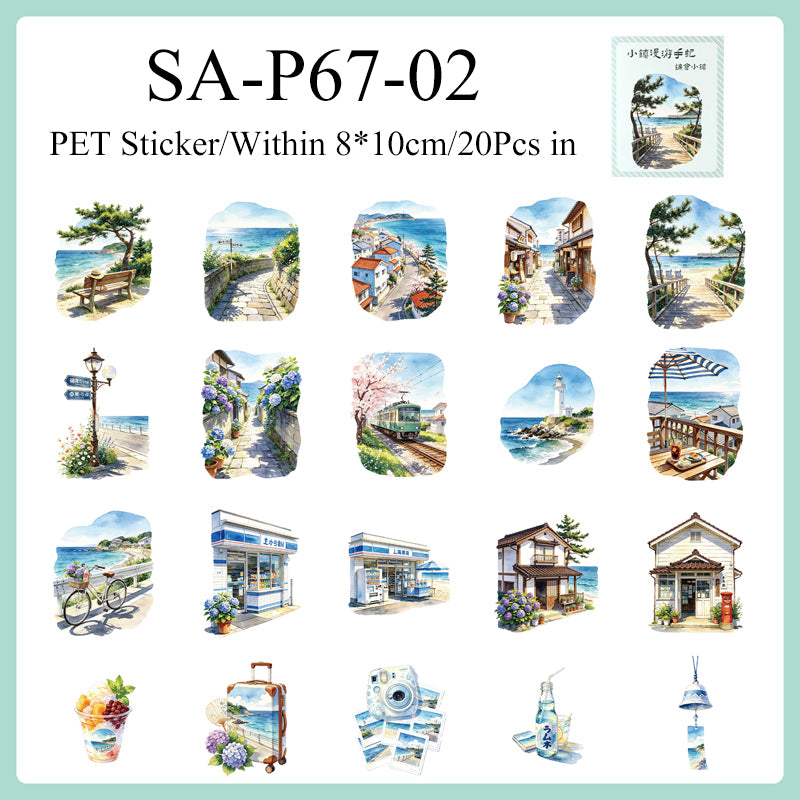 Small Town Travelogue Series Sticker