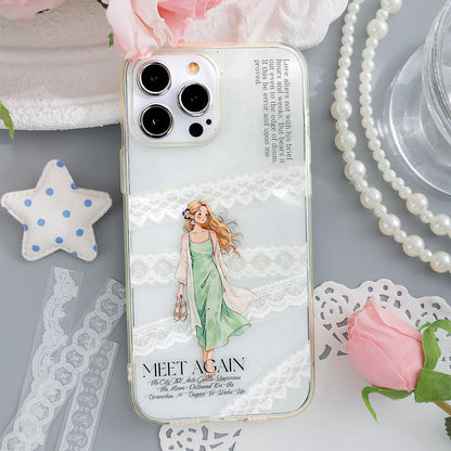 Lace Wander Series Sticker featuring lace designs for journaling, scrapbooking and collage