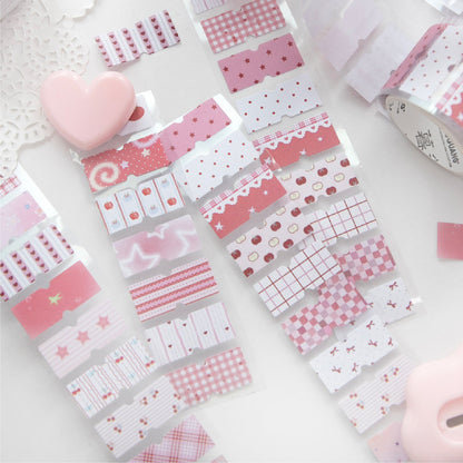 Healing Heart Series Die Cutting Writing Paper Tape for journaling, scrapbooking and collage