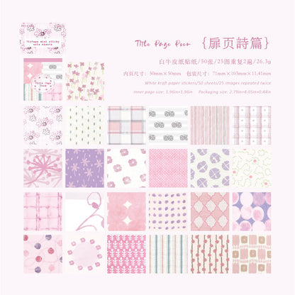 Old Color Collection Series Sticker Book