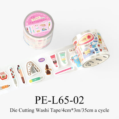 Many Small Items Series Die Cutting Washi Tape
