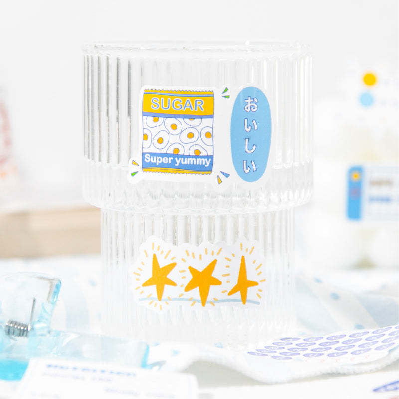 Half sugar market series Die Cutting Self-adhesive Tape for journaling, scrapbooking and collage