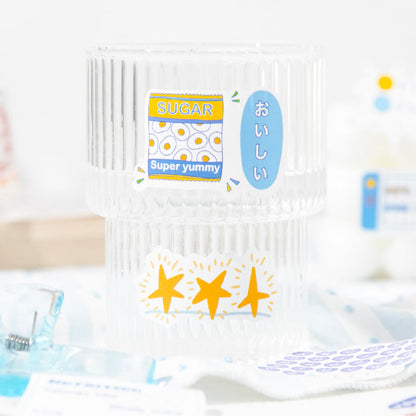 Half sugar market series Die Cutting Self-adhesive Tape for journaling, scrapbooking and collage