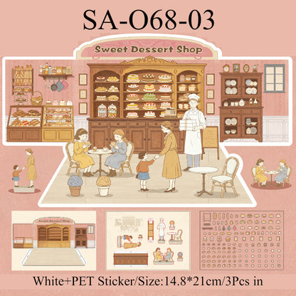 Old Dreams French Style Store Series 3D Sticker