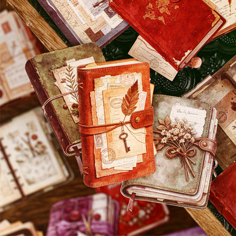 Old Memories Journal Series Sticker featuring old designs for journaling, scrapbooking and collage