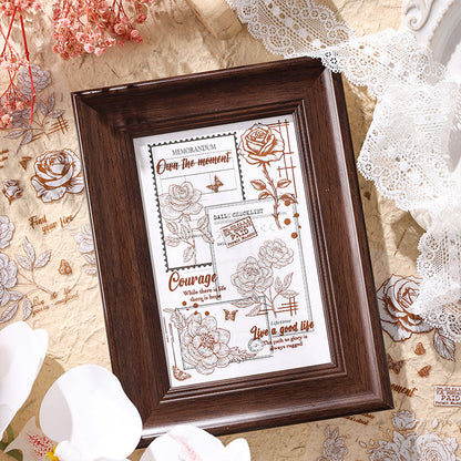 Flower language poetic Sticker