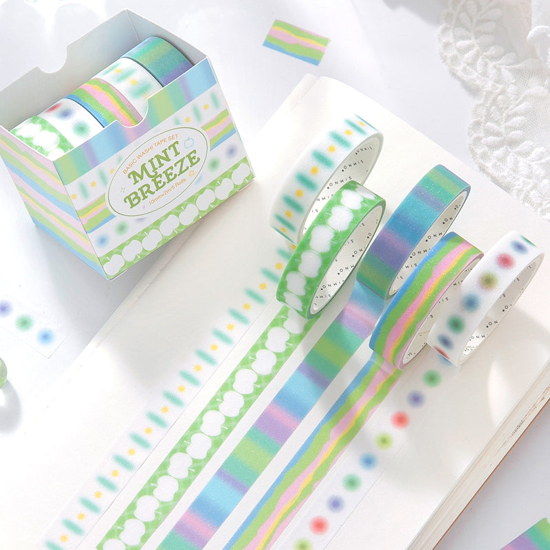 Sugar Frost Fantasy Series Washi Tape Set featuring fantasy designs for journaling, scrapbooking and collage