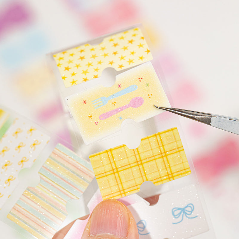Dream Recipe Series Die Cutting Flash Self-adhesive Tape featuring dream designs for journaling, scrapbooking and collage