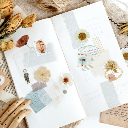 Flowers form poems Sticker
