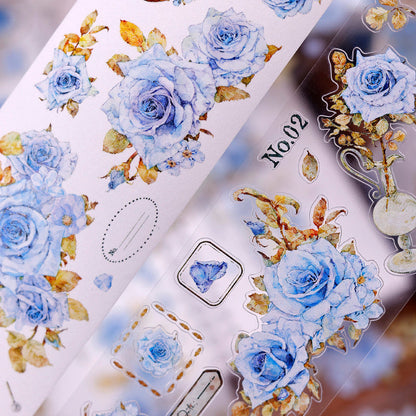 6cm*120cm Clear Dew Die Cutting Washi/PET Tape for journaling, scrapbooking and collage