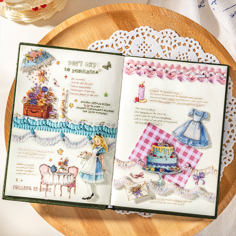 Cure Latte Series Die Cutting PET Tape for journaling, scrapbooking and collage