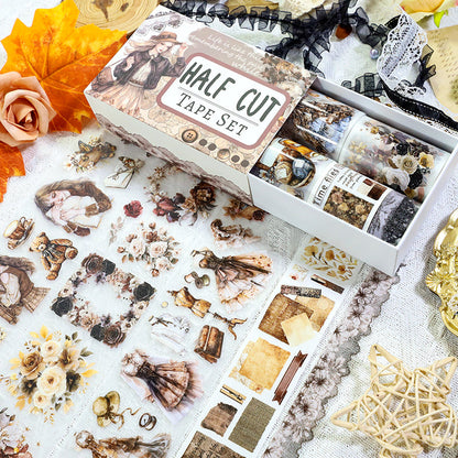 Memory scissors Die Cutting Washi/PET/Fog PET Tape for journaling, scrapbooking and collage