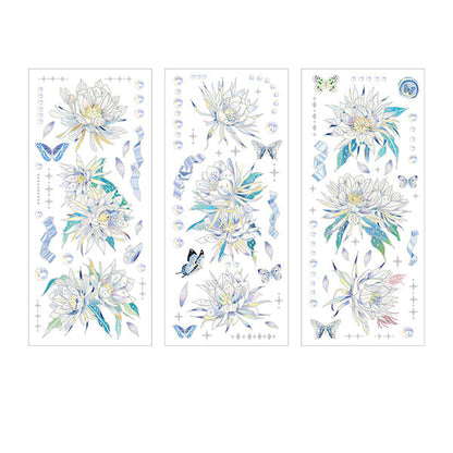 Butterfly love flowers Sticker