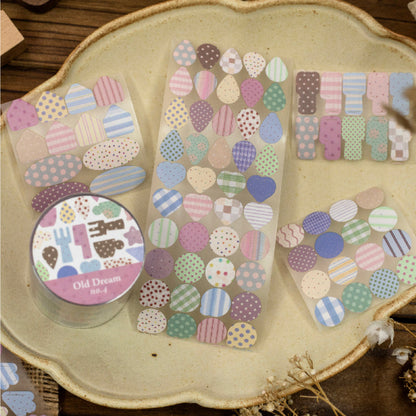 Old Dreams Series Die Cutting Fog PET Tape