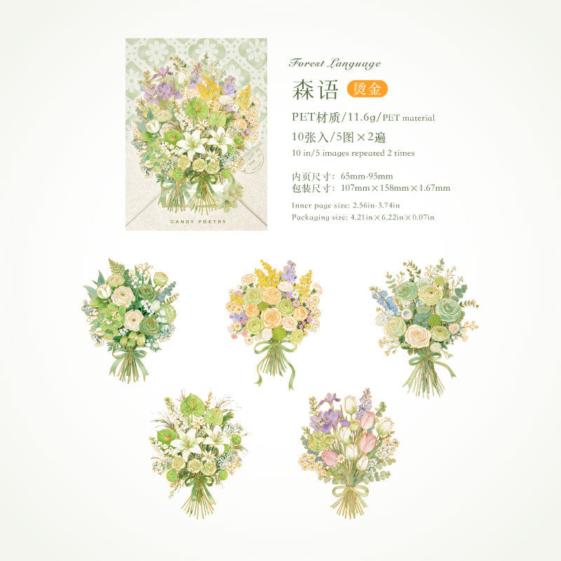 Floral Notes Story Series Sticker