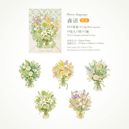 Floral Notes Story Series Sticker