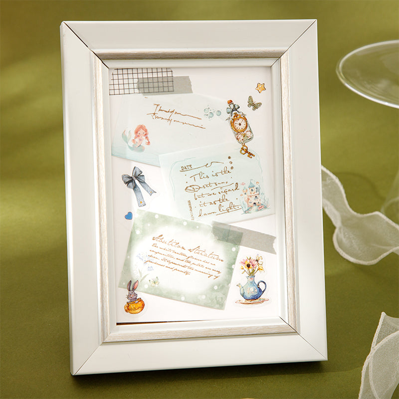 Fairy Tale Chronicle Series Die Cutting Washi Tape featuring fairy, and tale designs for journaling, scrapbooking and collage