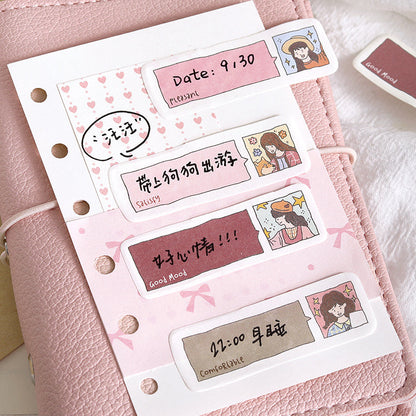 Color Ramblings Series Sticker featuring color designs for journaling, scrapbooking and collage
