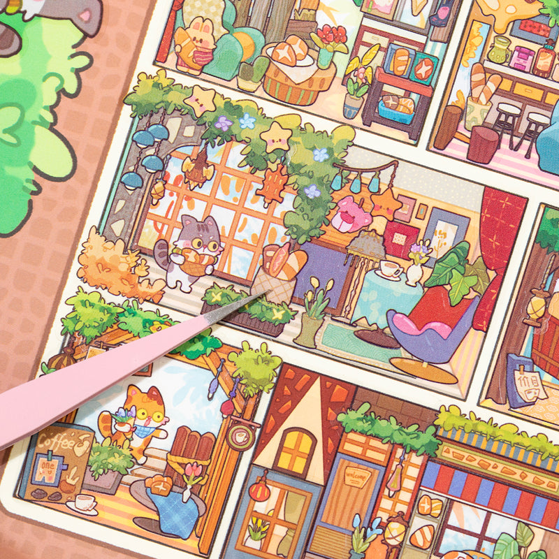 Secret Realm Series 3D Sticker featuring secret designs for journaling, scrapbooking and collage