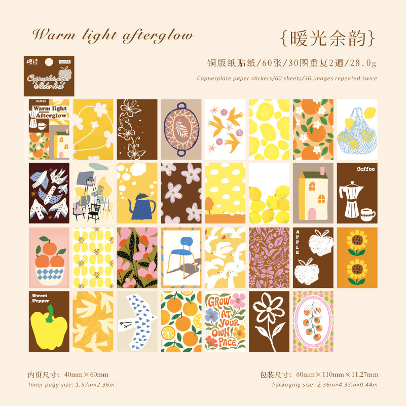 Still Life Overture Series Sticker Book
