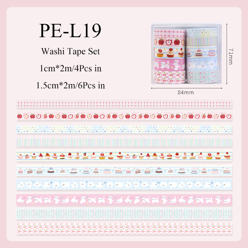 Half Sugar Weekend Series Washi Tape Set