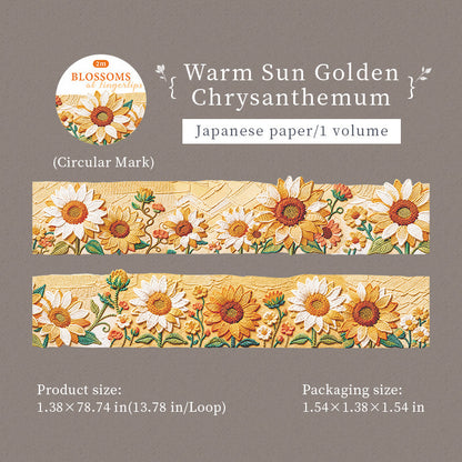 Blooming At Fingertips Washi Tape