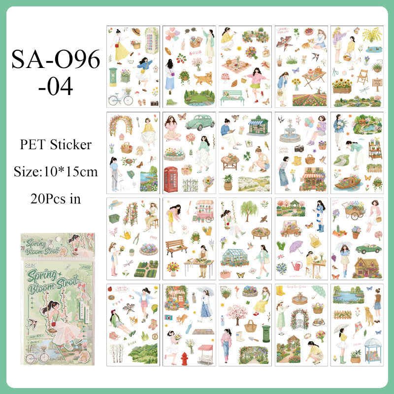 Seasonal Wandering Series Sticker Book