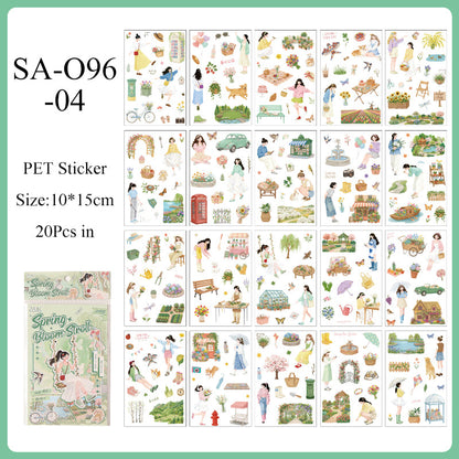 Seasonal Wandering Series Sticker Book